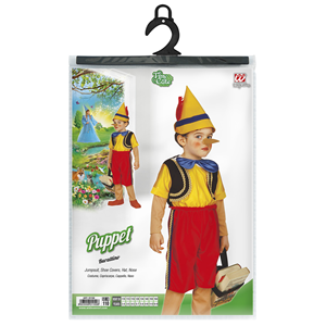 COSTUME VESTITO ABITO TRAVESTIMENTO CARNEVALE HALLOWEEN BAMBINO BURATTINO - 0115