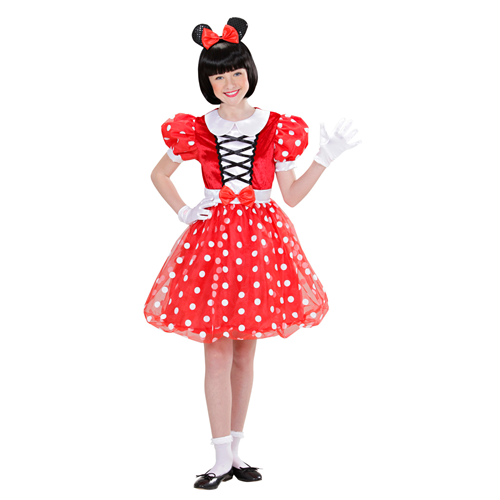 COSTUME VESTITO ABITO TRAVESTIMENTO CARNEVALE BAMBINA TOPINA - 0154