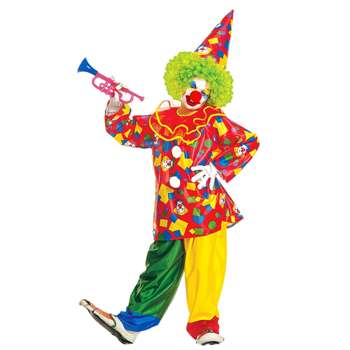 COSTUME VESTITO ABITO TRAVESTIMENTO CARNEVALE HALLOWEEN COSPLAY BAMBINO FUNNY CLOWN - 3858