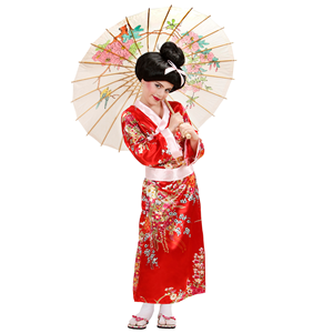 COSTUME VESTITO ABITO TRAVESTIMENTO CARNEVALE HALLOWEEN COSPLAY BAMBINA GIAPPONESE - 7653