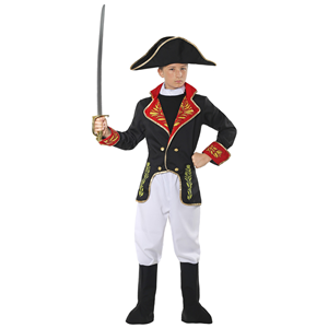 COSTUME VESTITO ABITO TRAVESTIMENTO CARNEVALE HALLOWEEN COSPLAY BAMBINO NAPOLEONE - 0291