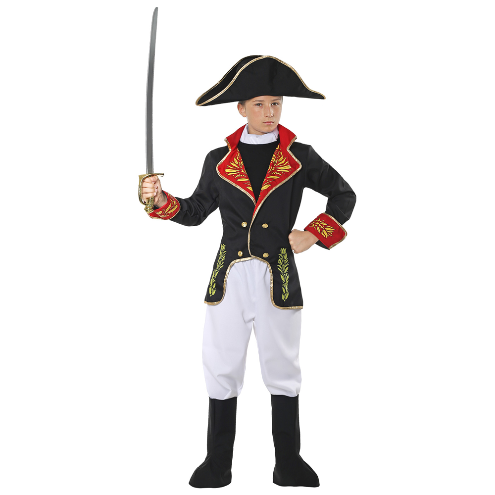 COSTUME VESTITO ABITO TRAVESTIMENTO CARNEVALE HALLOWEEN COSPLAY BAMBINO NAPOLEONE - 0291