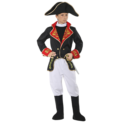 COSTUME VESTITO ABITO TRAVESTIMENTO CARNEVALE HALLOWEEN COSPLAY BAMBINO NAPOLEONE - 0291