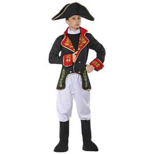 COSTUME VESTITO ABITO TRAVESTIMENTO CARNEVALE HALLOWEEN COSPLAY BAMBINO NAPOLEONE - 0291