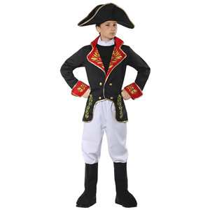 COSTUME VESTITO ABITO TRAVESTIMENTO CARNEVALE HALLOWEEN COSPLAY BAMBINO NAPOLEONE - 0291