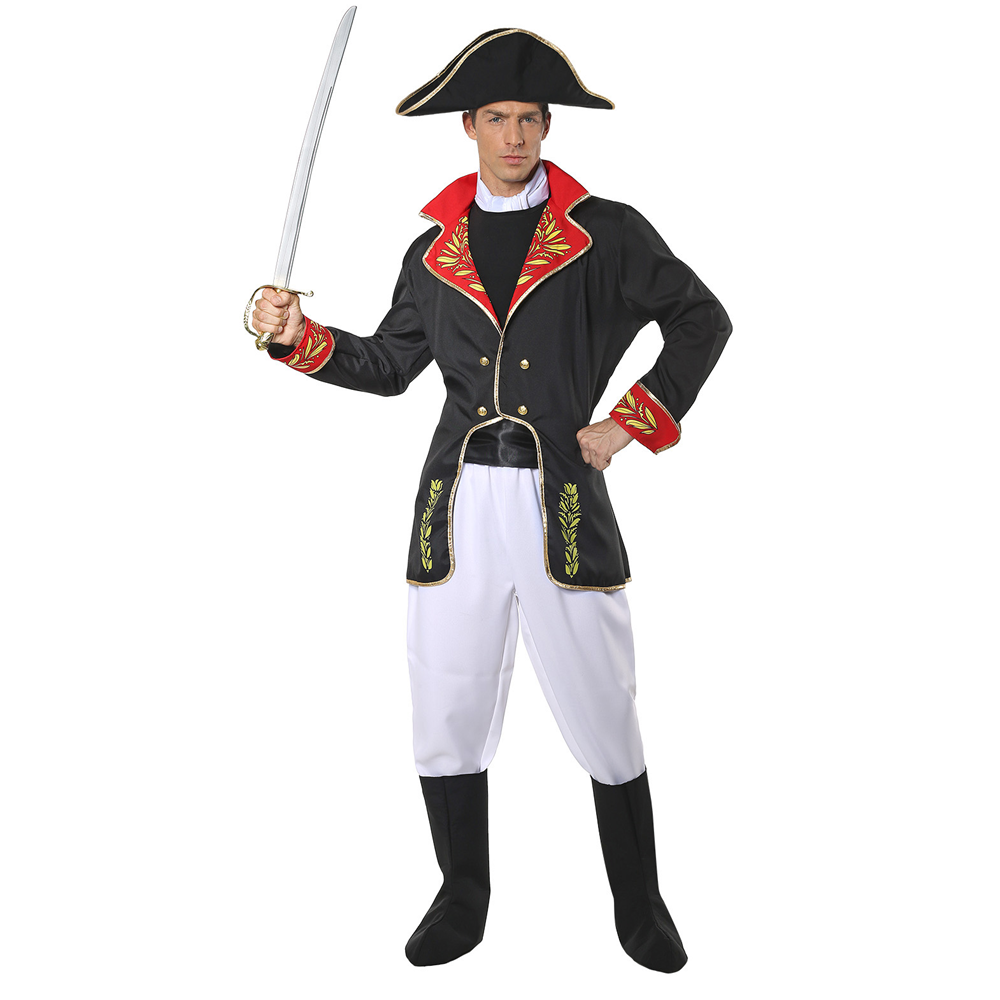 COSTUME VESTITO ABITO TRAVESTIMENTO CARNEVALE HALLOWEEN COSPLAY ADULTO NAPOLEONE - 0291
