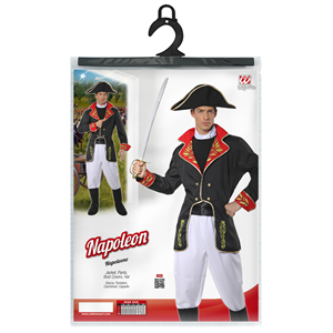 COSTUME VESTITO ABITO TRAVESTIMENTO CARNEVALE HALLOWEEN COSPLAY ADULTO NAPOLEONE - 0291