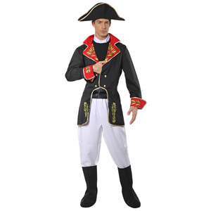 COSTUME VESTITO ABITO TRAVESTIMENTO CARNEVALE HALLOWEEN COSPLAY ADULTO NAPOLEONE - 0291