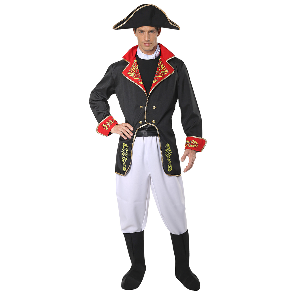 COSTUME VESTITO ABITO TRAVESTIMENTO CARNEVALE HALLOWEEN COSPLAY ADULTO NAPOLEONE - 0291