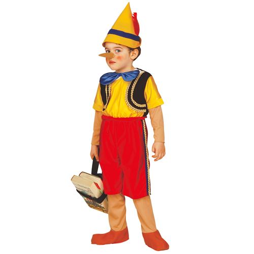 COSTUME VESTITO ABITO TRAVESTIMENTO CARNEVALE HALLOWEEN BAMBINO BURATTINO - 0115