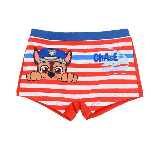 COSTUME MARE PAW PATROL PARIGAMBA PANTALONCINO NEONATO BAMBINO TAGLIE 12/36 MESI - SE0013ROSSO