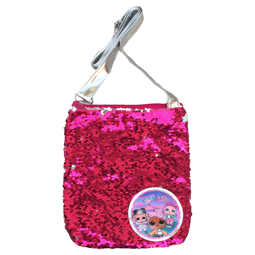 BORSA PASSEGGIO PAILLETTES REVERSIBILI GIRABRILLA LOL SURPRISE CM. 24X20 - B99212MC