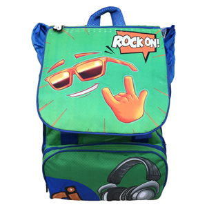 ZAINO FACCINE BAMBINO ESTENSIBILE BORSA SCUOLA ELEMENTARE CM. 40X29X28 - CJ0450C