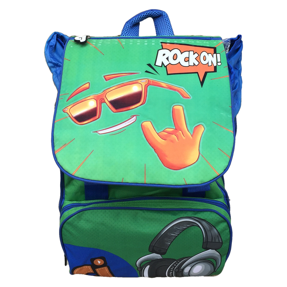 ZAINO FACCINE BAMBINO ESTENSIBILE BORSA SCUOLA ELEMENTARE CM. 40X29X28 - CJ0450C
