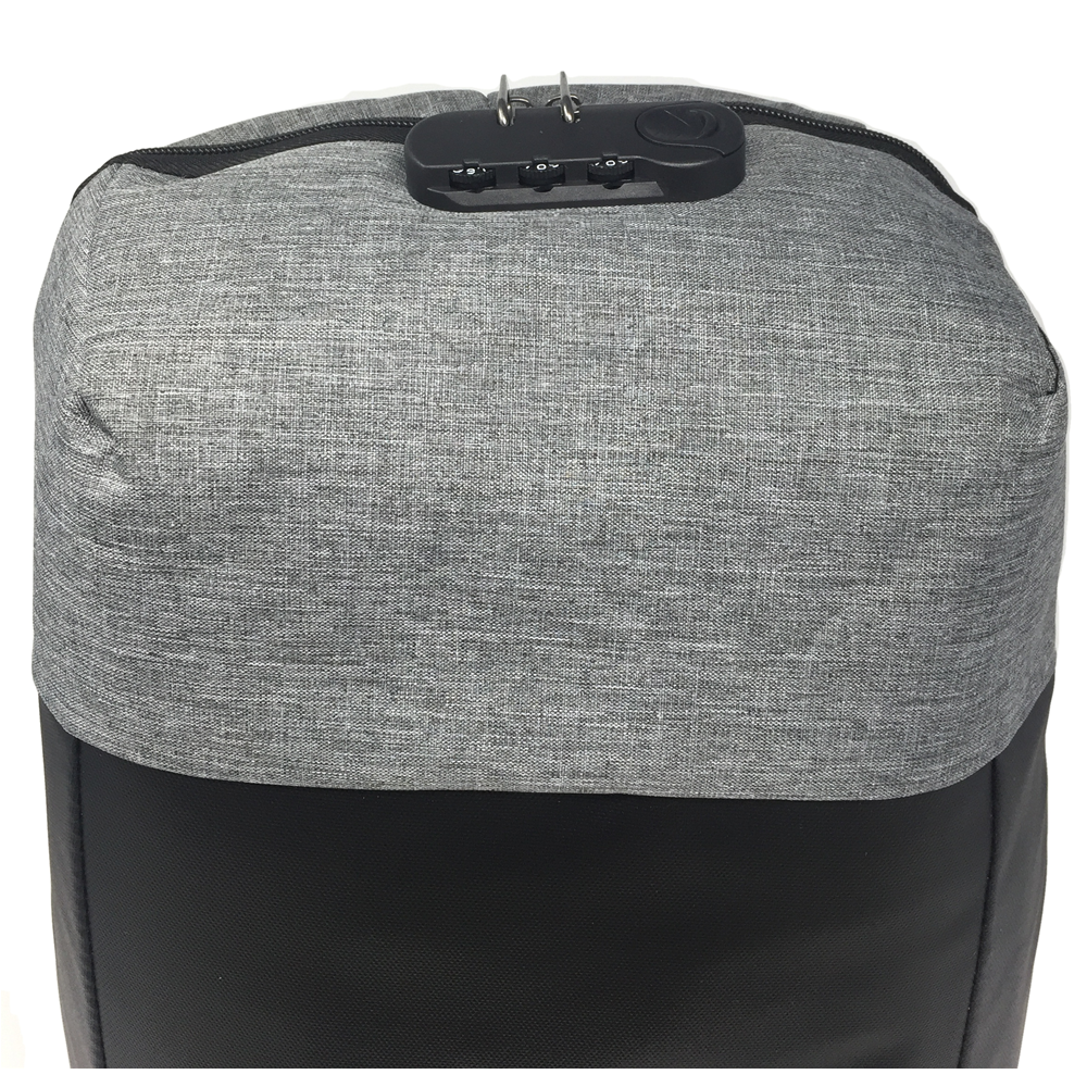 ZAINO PC PORTA NOTEBOOK BORSA ANTIRAPINA LAVORO VIAGGIO CON USB CM. 45 - AST9797