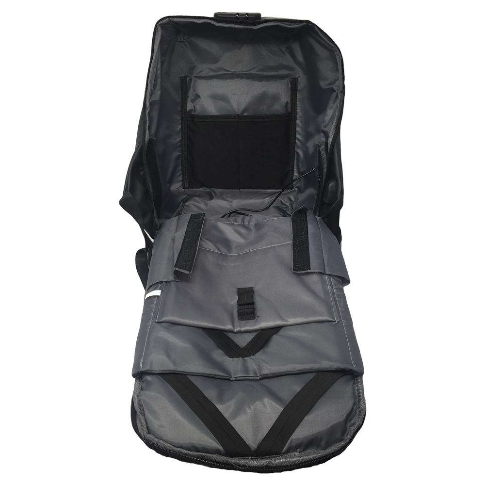 ZAINO PC PORTA NOTEBOOK BORSA ANTIRAPINA LAVORO VIAGGIO CON USB CM. 45 - AST9797