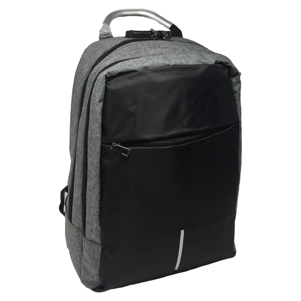 ZAINO PC PORTA NOTEBOOK BORSA ANTIRAPINA LAVORO VIAGGIO CON USB CM. 42 - AST9800