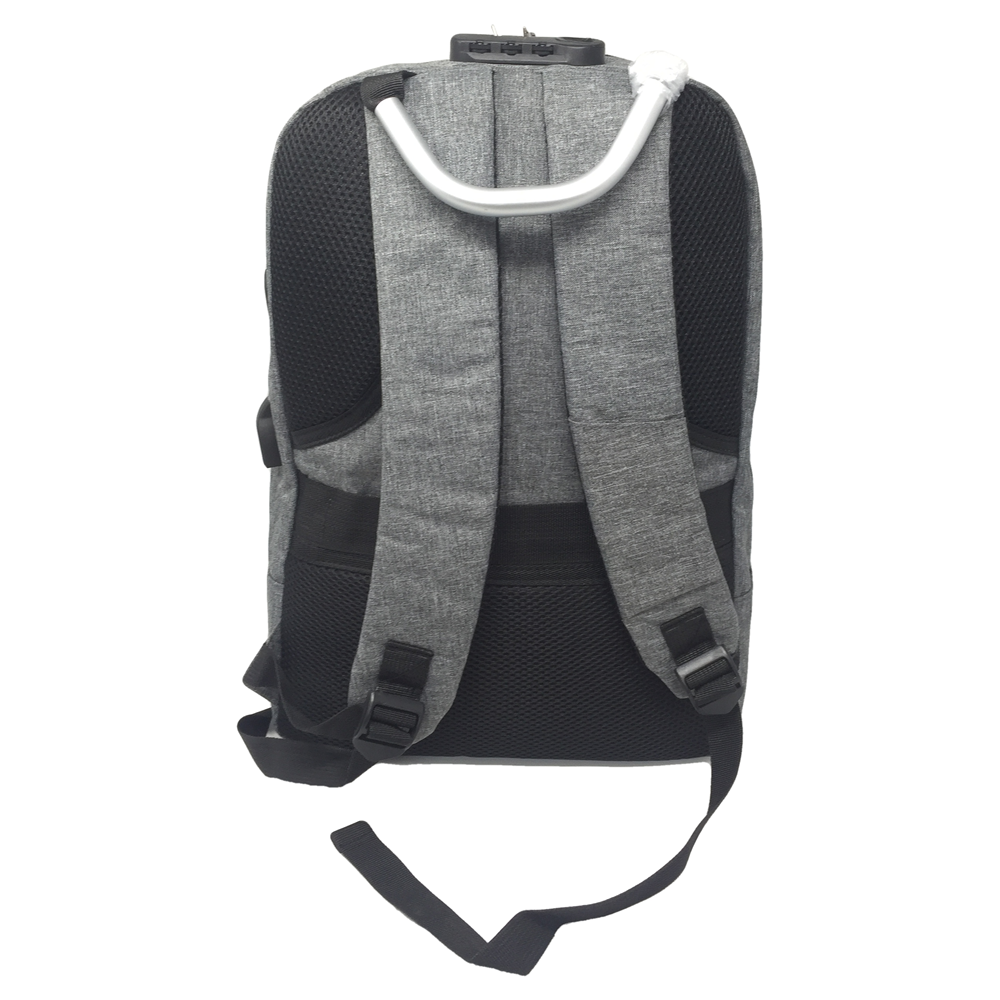 ZAINO PC PORTA NOTEBOOK BORSA ANTIRAPINA LAVORO VIAGGIO CON USB CM. 42 - AST9800