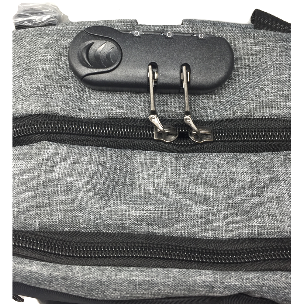 ZAINO PC PORTA NOTEBOOK BORSA ANTIRAPINA LAVORO VIAGGIO CON USB CM. 42 - AST9800
