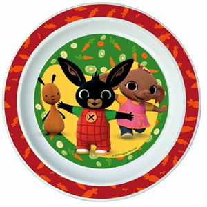 SET PAPPA BING BUNNY CONIGLIETTO 2 PIATTI + BICCHIERE CON CANNUCCIA BAMBINO - BIN20/3PZBICCHIERE