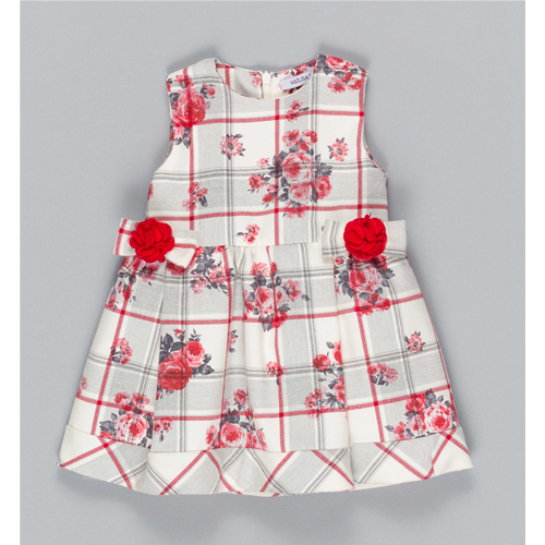 SCAMICIATA MEILISA BAI VESTITO NEONATA BAMBINA TAGLIE 9/36 MESI - FL2358