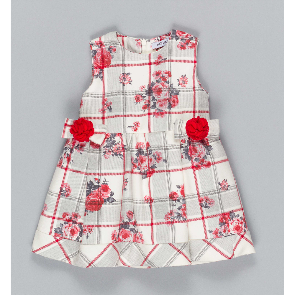 SCAMICIATA MEILISA BAI VESTITO NEONATA BAMBINA TAGLIE 9/36 MESI - FL2358