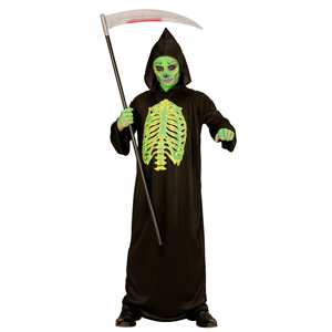 COSTUME VESTITO ABITO TRAVESTIMENTO CARNEVALE HALLOWEEN BAMBINO MIETITORE TOSSICO - 0032