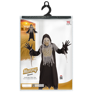 COSTUME VESTITO ABITO TRAVESTIMENTO CARNEVALE HALLOWEEN COSPLAY BAMBINO MUMMIA - 0785