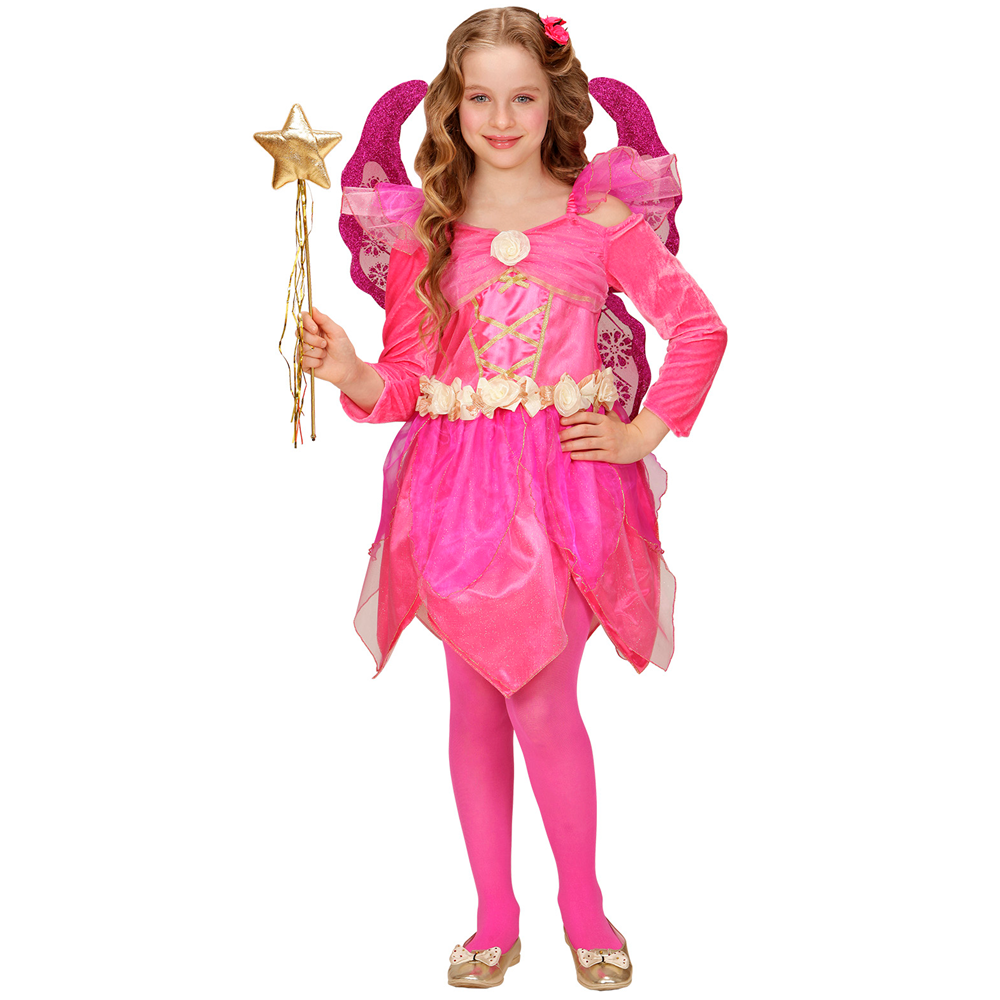 COSTUME VESTITO ABITO TRAVESTIMENTO CARNEVALE HALLOWEEN COSPLAY BAMBINA FATINA DEL PAESE DELLE MERAVIGLIE - 4906