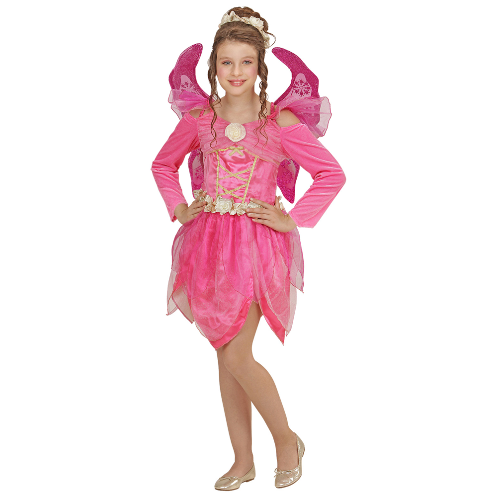 COSTUME VESTITO ABITO TRAVESTIMENTO CARNEVALE HALLOWEEN COSPLAY BAMBINA FATINA DEL PAESE DELLE MERAVIGLIE - 4906