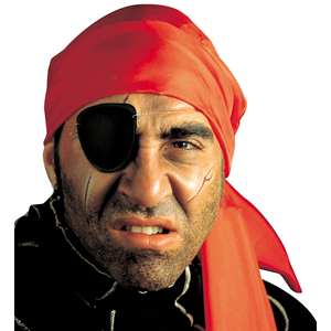SET PIRATA - BENDA PER OCCHIO E ORECCHINO - ACCESSORI ABITO VESTITO CARNEVALE BAMBINO
