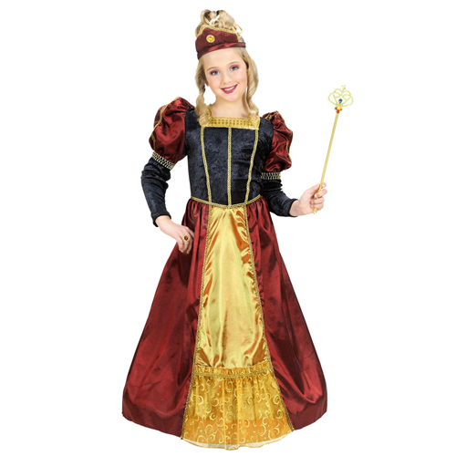 COSTUME VESTITO ABITO TRAVESTIMENTO CARNEVALE BAMBINA PRINCIPESSA REALE - 5867