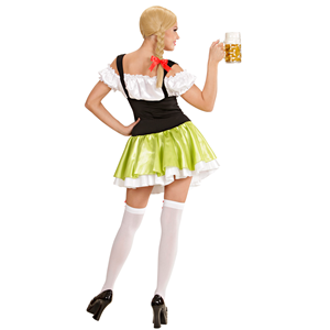 COSTUME VESTITO ABITO TRAVESTIMENTO CARNEVALE HALLOWEEN COSPLAY DONNA ADULTO - CAMERIERA BAVARESE - 7624