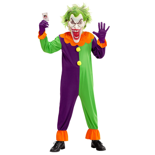 COSTUME VESTITO ABITO TRAVESTIMENTO CARNEVALE HALLOWEEN COSPLAY BAMBINO - EVIL JOKER - 0731