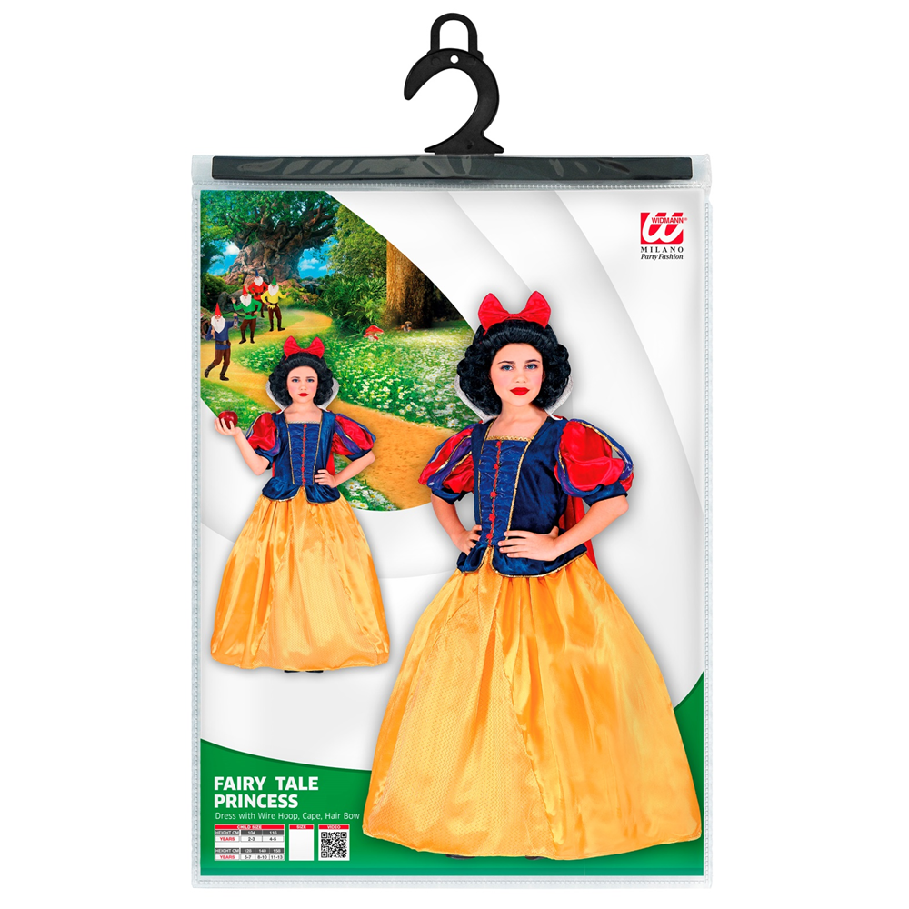 COSTUME VESTITO ABITO TRAVESTIMENTO CARNEVALE BAMBINA - PRINCIPESSA DELLE FIABE - 0944