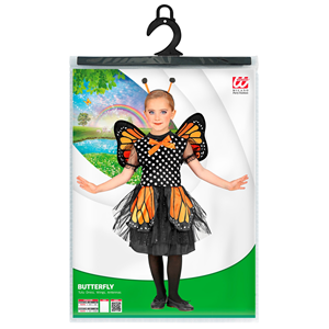 COSTUME VESTITO ABITO TRAVESTIMENTO CARNEVALE BAMBINA - FARFALLA - 0759
