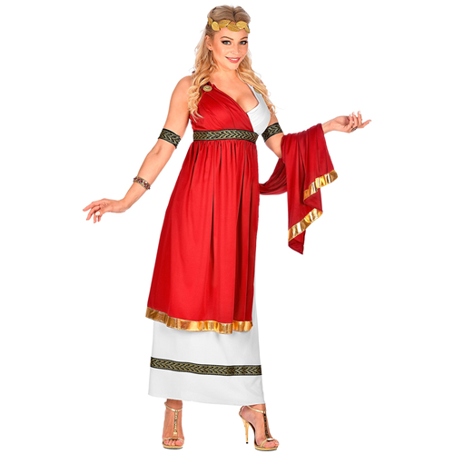 COSTUME VESTITO ABITO TRAVESTIMENTO CARNEVALE COSPLAY ADULTO DONNA - IMPERATRICE ROMANA - 0910