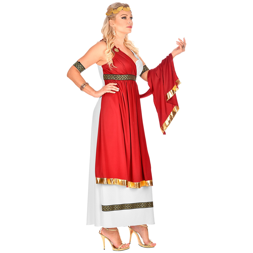 COSTUME VESTITO ABITO TRAVESTIMENTO CARNEVALE COSPLAY ADULTO DONNA - IMPERATRICE ROMANA - 0910