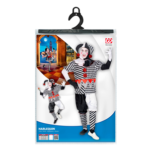 COSTUME VESTITO ABITO TRAVESTIMENTO CARNEVALE COSPLAY ADULTO - ARLECCHINO - 0950