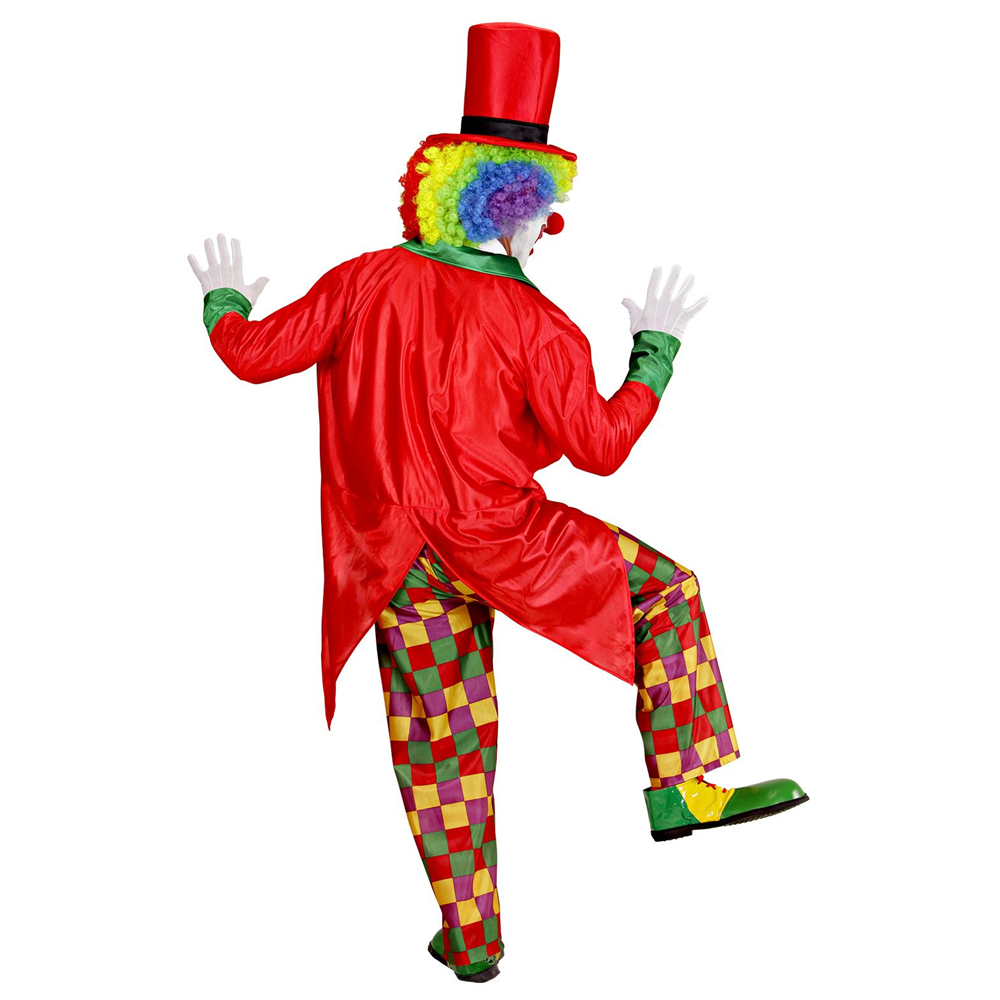COSTUME VESTITO ABITO TRAVESTIMENTO CARNEVALE COSPLAY ADULTO - CLOWN - 3509