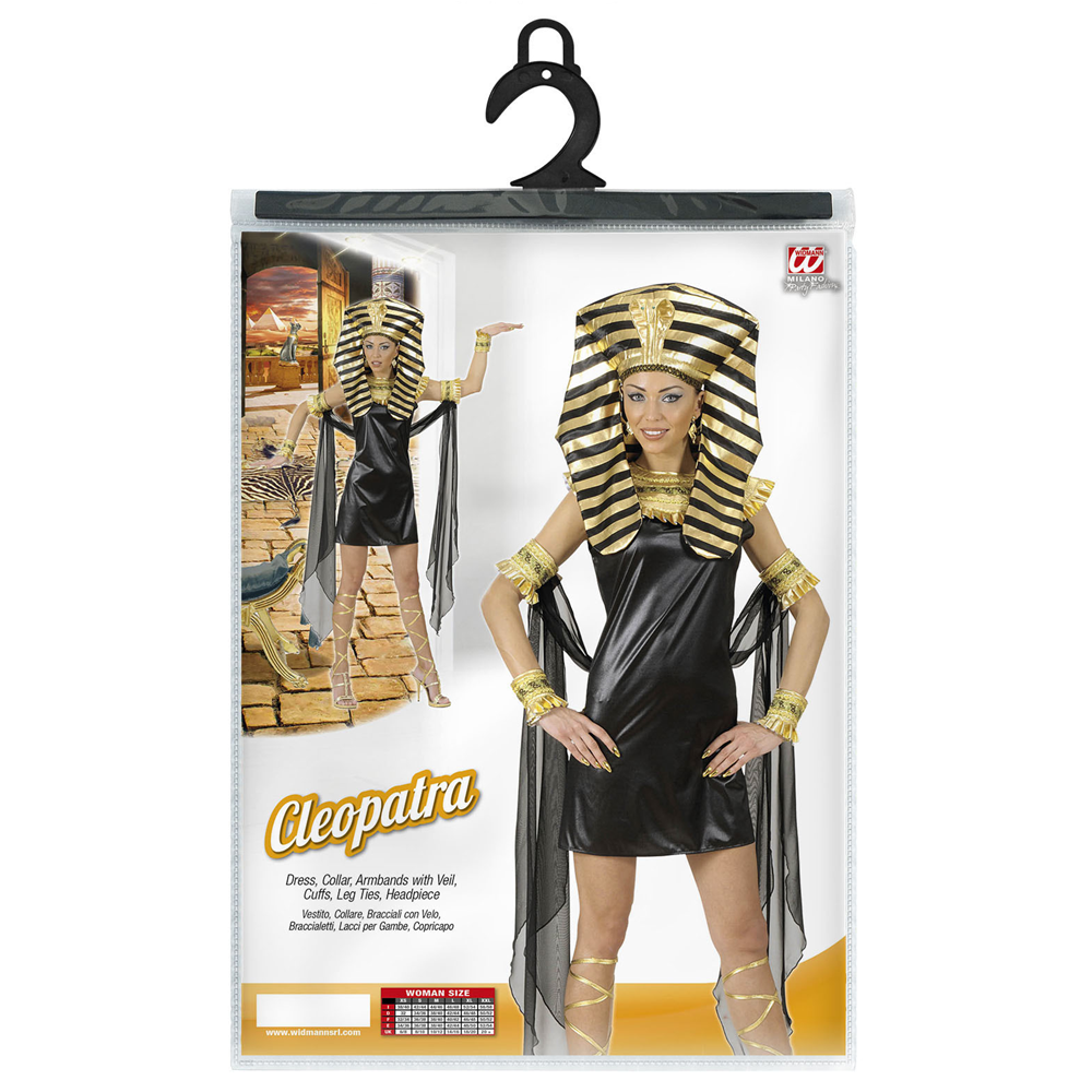 COSTUME VESTITO ABITO TRAVESTIMENTO CARNEVALE COSPLAY ADULTO DONNA - CLEOPATRA - 7687