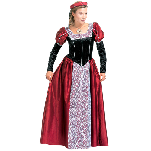 COSTUME VESTITO ABITO TRAVESTIMENTO CARNEVALE COSPLAY DONNA ADULTO - CASTELLANA - 3548