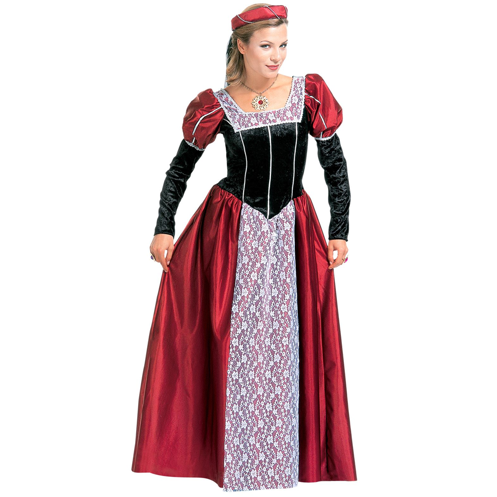 COSTUME VESTITO ABITO TRAVESTIMENTO CARNEVALE COSPLAY DONNA ADULTO - CASTELLANA - 3548
