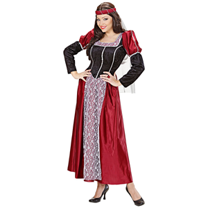 COSTUME VESTITO ABITO TRAVESTIMENTO CARNEVALE COSPLAY DONNA ADULTO - CASTELLANA - 3548