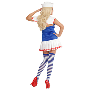 COSTUME VESTITO ABITO TRAVESTIMENTO CARNEVALE ADULTO DONNA - MARINARETTA - 8966