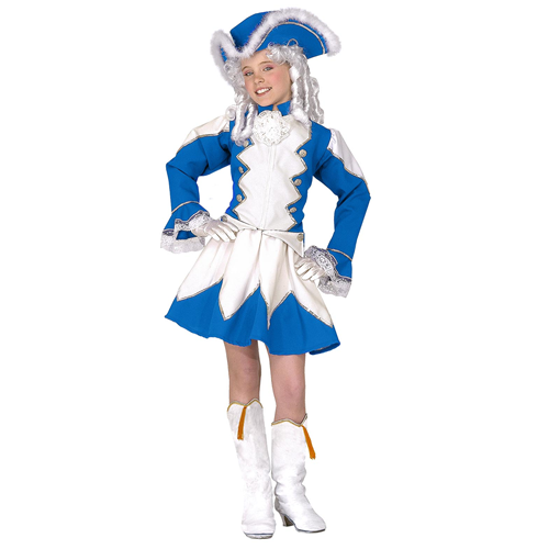 COSTUME VESTITO ABITO TRAVESTIMENTO CARNEVALE COSPLAY BAMBINA MAJORETTE - 9677