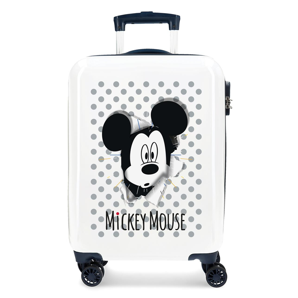 TROLLEY TOPOLINO - HAVE A GOOD DAY - DISNEY VALIGIA DA VIAGGIO CM. 55x38x20 IN ABS - 3071728