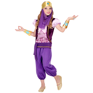 COSTUME VESTITO ABITO TRAVESTIMENTO CARNEVALE BAMBINA PRINCIPESSA ARABA - JASMINE 7574