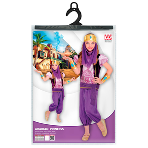 COSTUME VESTITO ABITO TRAVESTIMENTO CARNEVALE BAMBINA PRINCIPESSA ARABA - JASMINE 7574