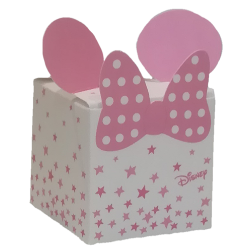 Bomboniera Astuccio Scatolina Portaconfetti Cubo Minnie Mouse Disney X 10 PZ. - 68063